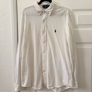Ralph Lauren Classic White Button-Down Shirt